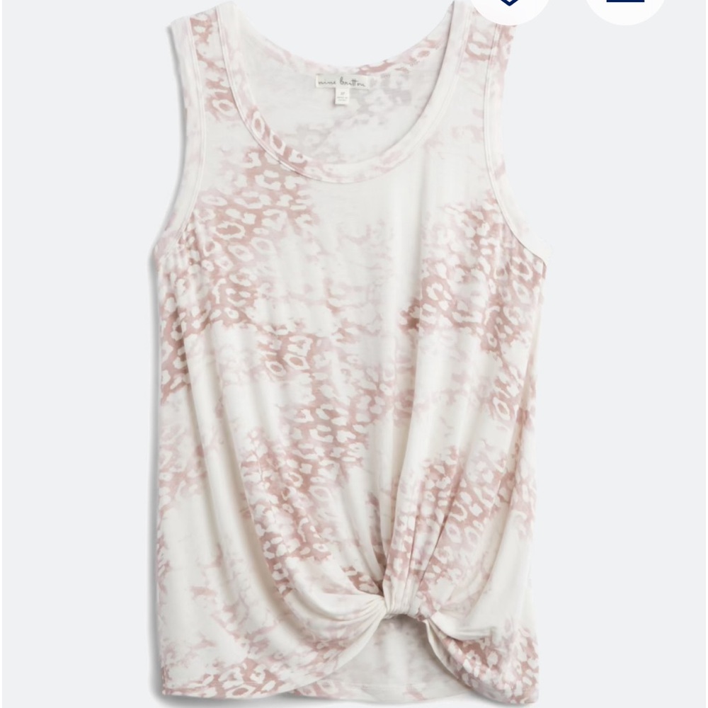 Nine Britton Levie Knot Front Knit Tee - Stitch Fix XL